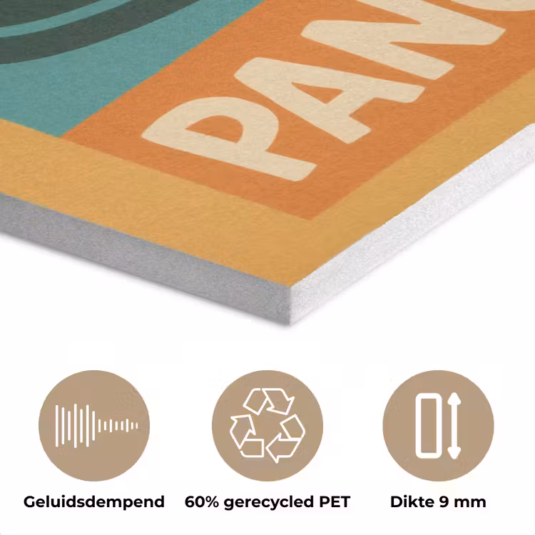 Pannenkoeken - Siroop - Illustratie - Oranje PET vilt klein -closeup_NL