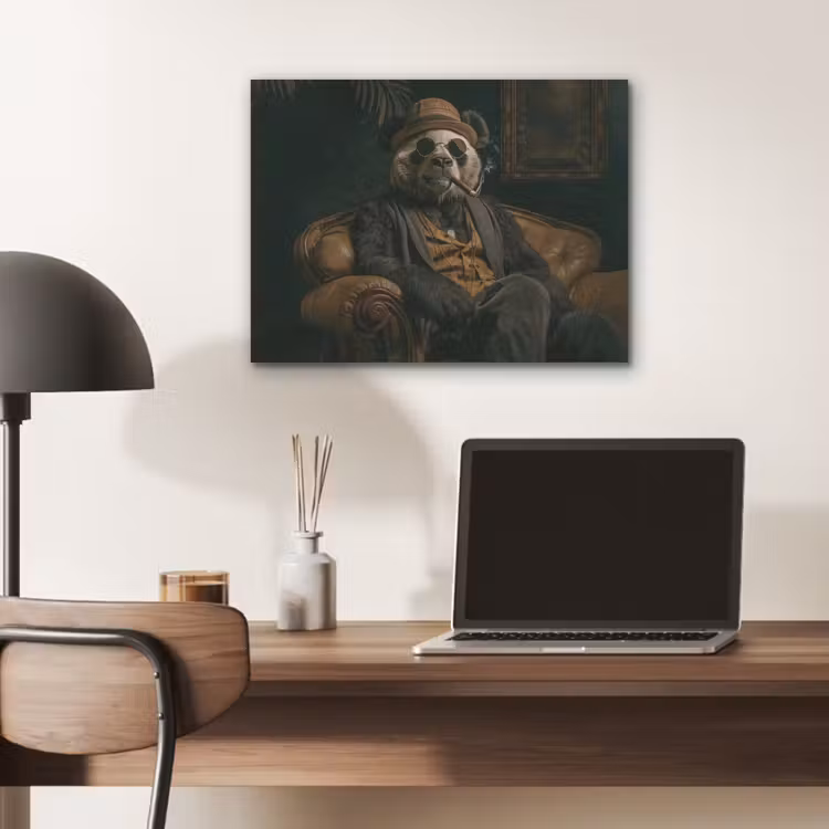 Panda - Hoed - Bril - Pak PET vilt klein -sfeer5