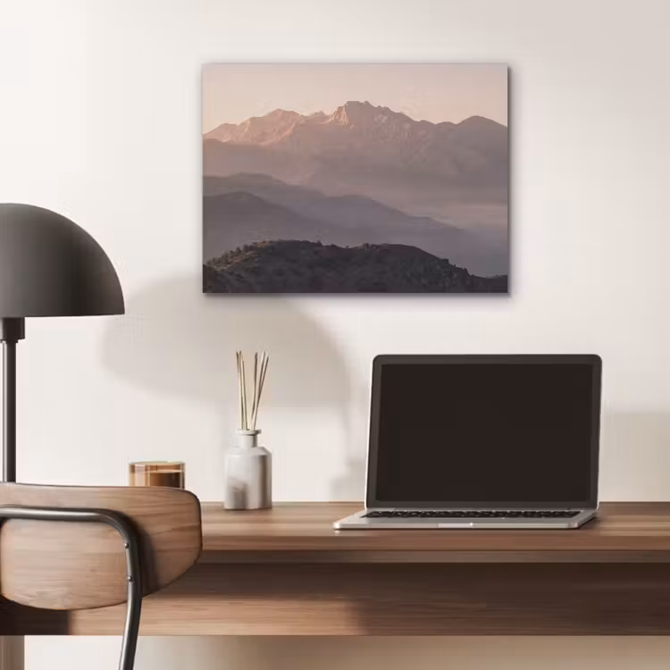 Panorama - Landschap - Bergen PET vilt klein -sfeer5