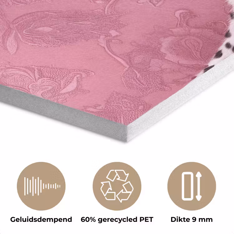 Panter - Luxe - Roze PET vilt klein -closeup_NL