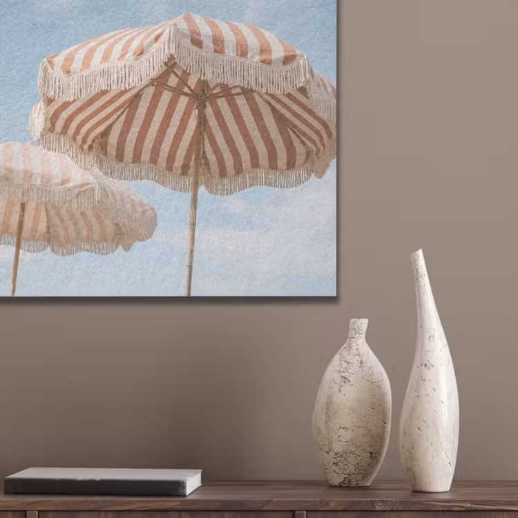 Parasol - Lucht - Rood PET vilt klein -sfeer6_closeup