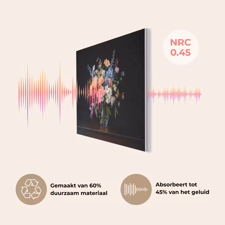 Pastel - Bloemen - Glazen - Vaas PET vilt klein -USP_NL