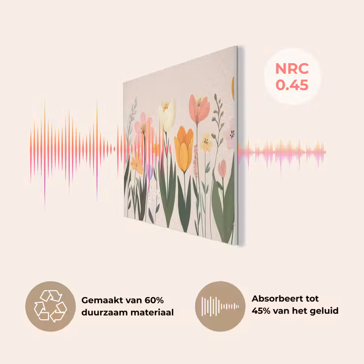 Pasteltinten - Bloemen - Illustratie PET vilt klein -USP_NL