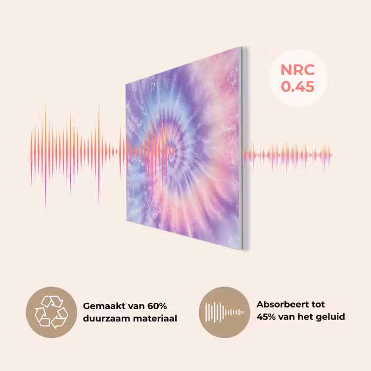 Pasteltinten - Paars - Spiraal - Marmer PET vilt klein -USP_NL