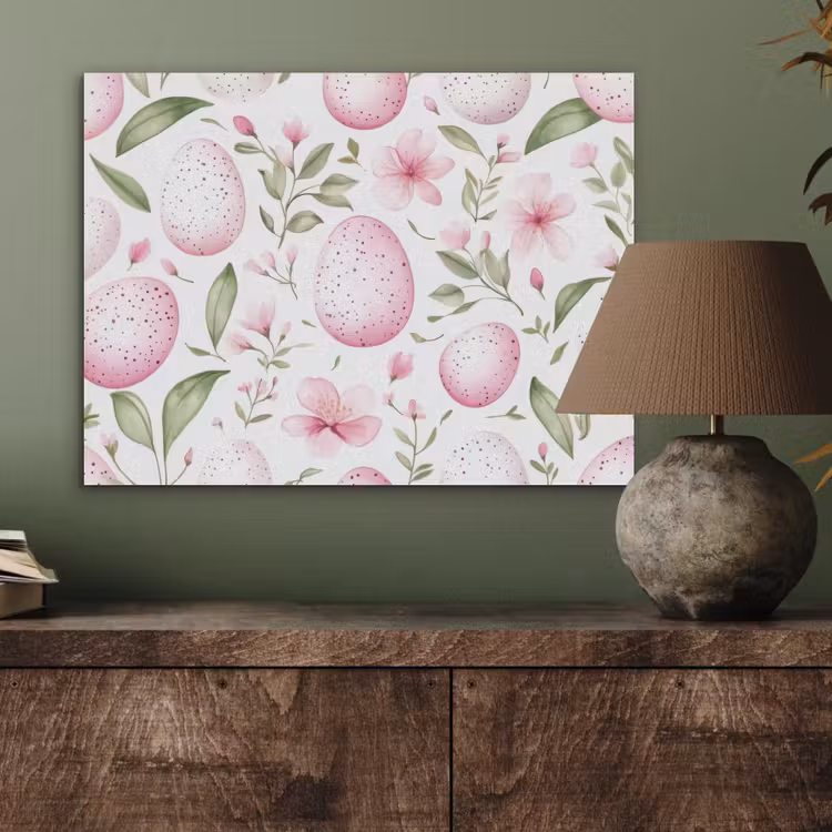 Patroon - Eieren - Roze - Pasen PET vilt klein -sfeer2