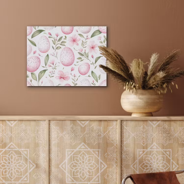 Patroon - Eieren - Roze - Pasen PET vilt klein -sfeer4