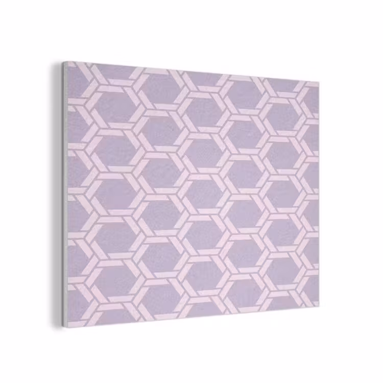 Patroon - Roze - Paars PET vilt klein 837 -3d