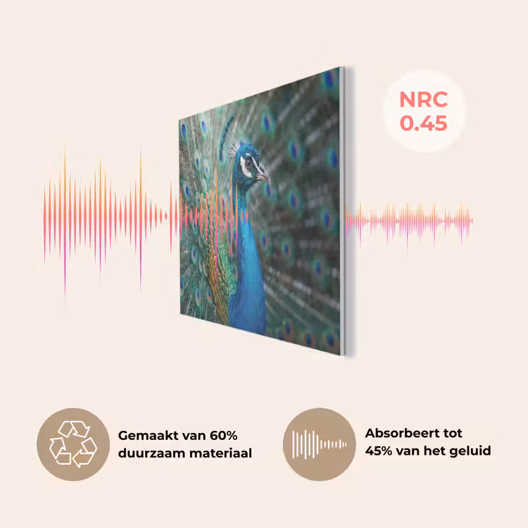 Pauw - Veren - Blauw PET vilt klein -USP_NL