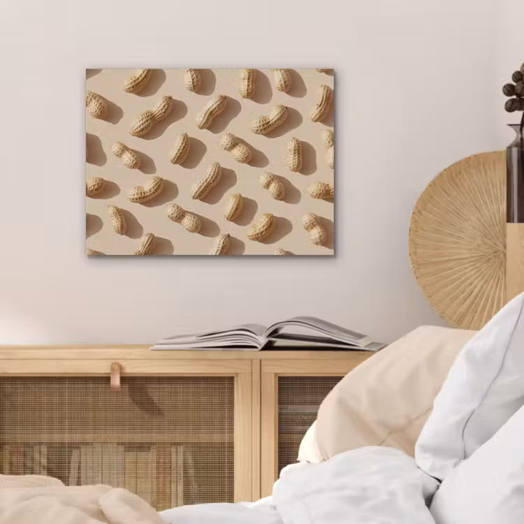 Pinda's - Patroon - Beige PET vilt klein -sfeer3