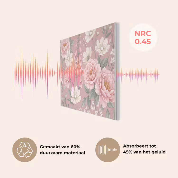 Pioenrozen - Vingerhoedskruid - Pink PET vilt klein -USP_NL