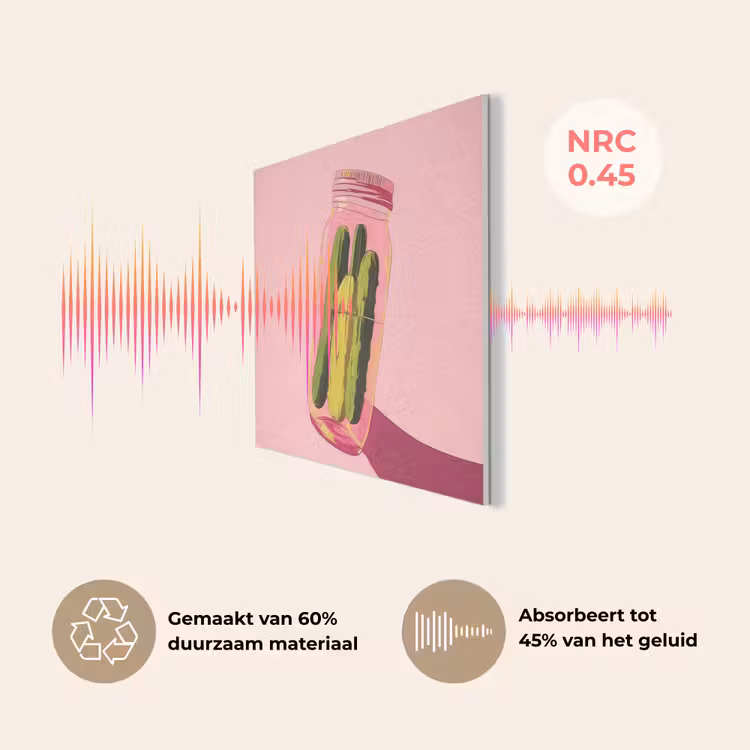 Augurken - Pot - Schaduw - Roze PET vilt klein -USP_NL