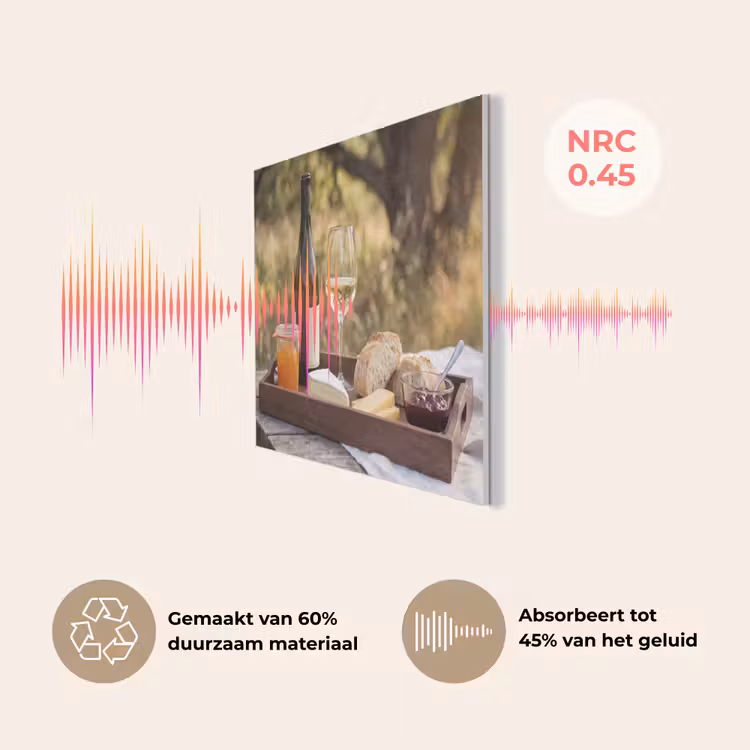 Picknick - Wijn - Kaasplankje PET vilt klein -USP_NL