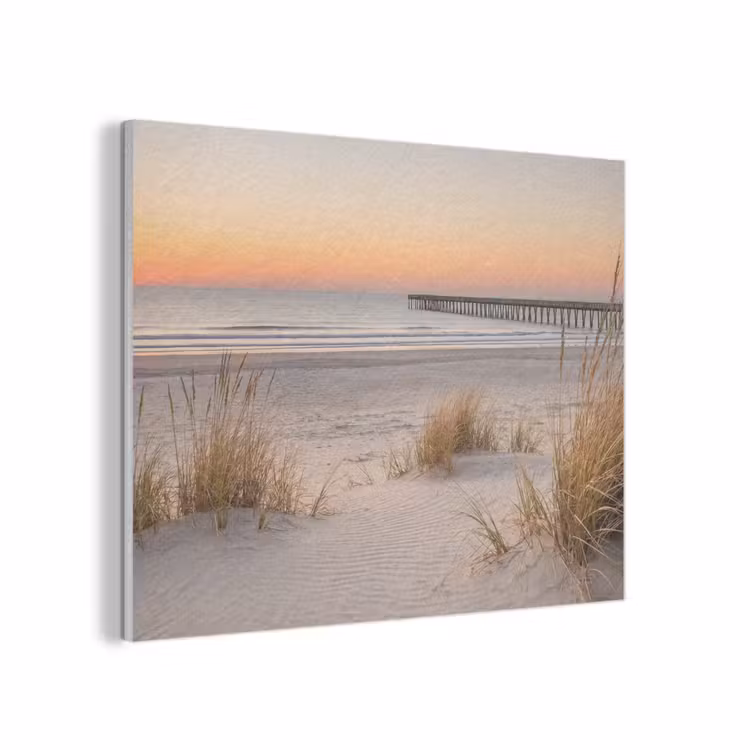 Pier - Zonsondergang - Strand PET vilt klein -3d
