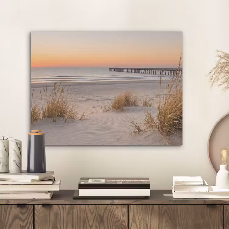 Pier - Zonsondergang - Strand PET vilt klein -sfeer1