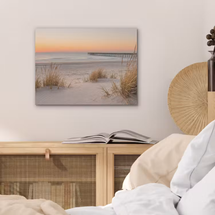 Pier - Zonsondergang - Strand PET vilt klein -sfeer3