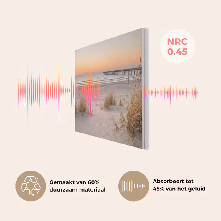 Pier - Zonsondergang - Strand PET vilt klein -USP_NL
