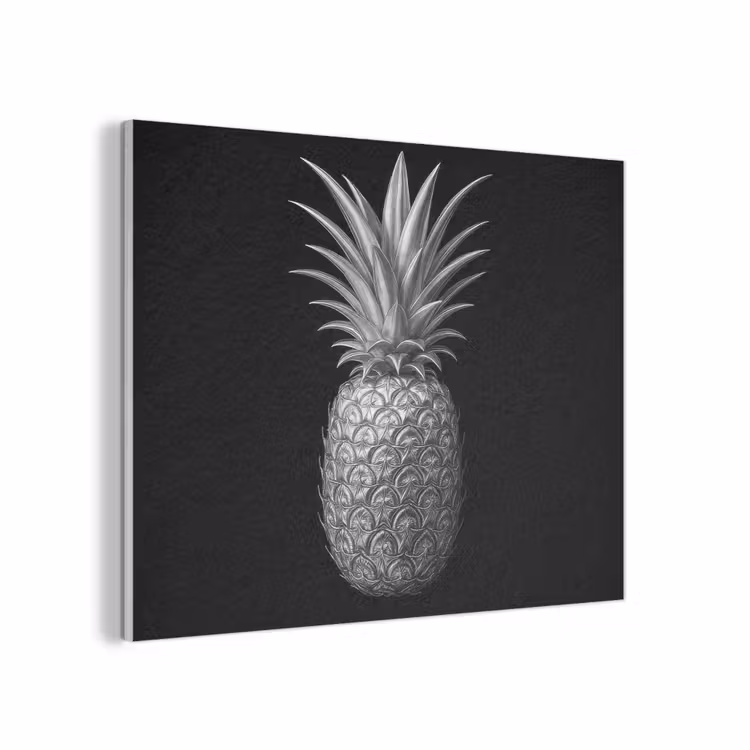 Ananas - Gedetailleerd - Bladeren PET vilt klein -3d