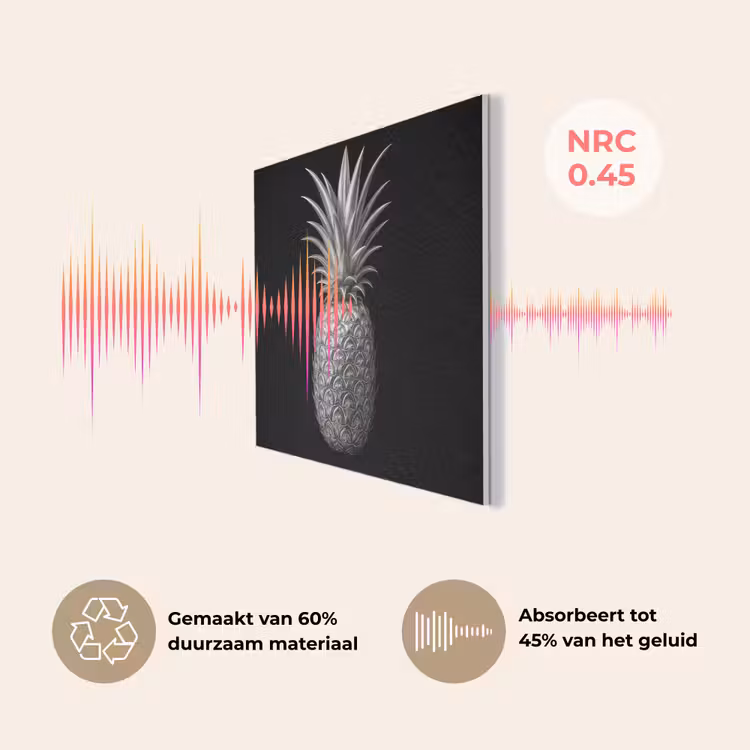 Ananas - Gedetailleerd - Bladeren PET vilt klein -USP_NL