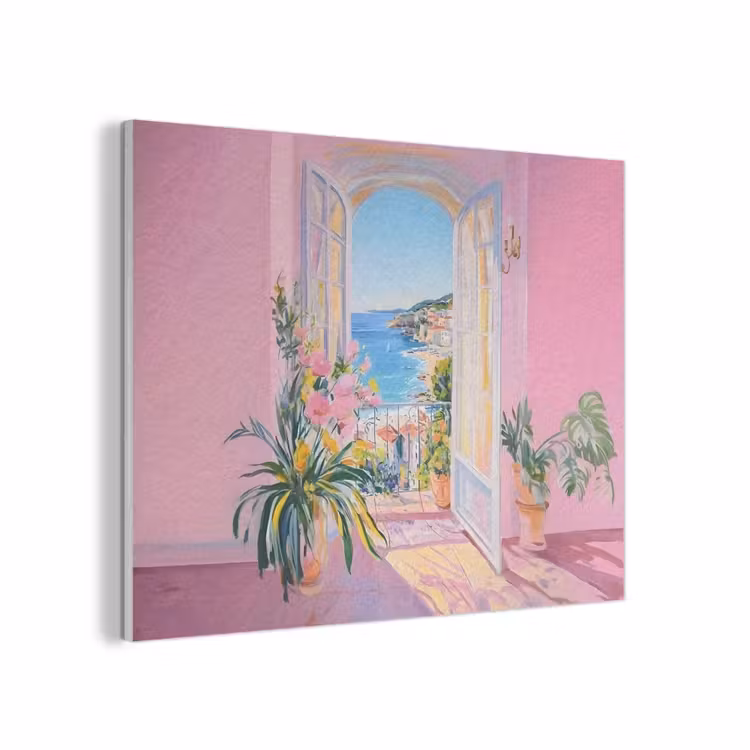 Roze - Buiten - Verf PET vilt klein -3d