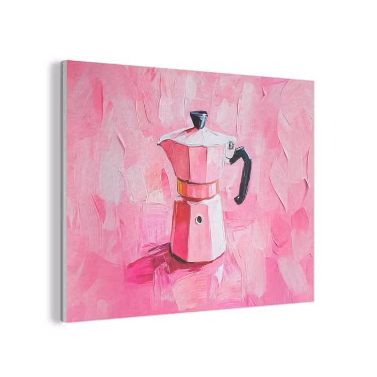 Roze - Verf - Coffee PET vilt klein -3d