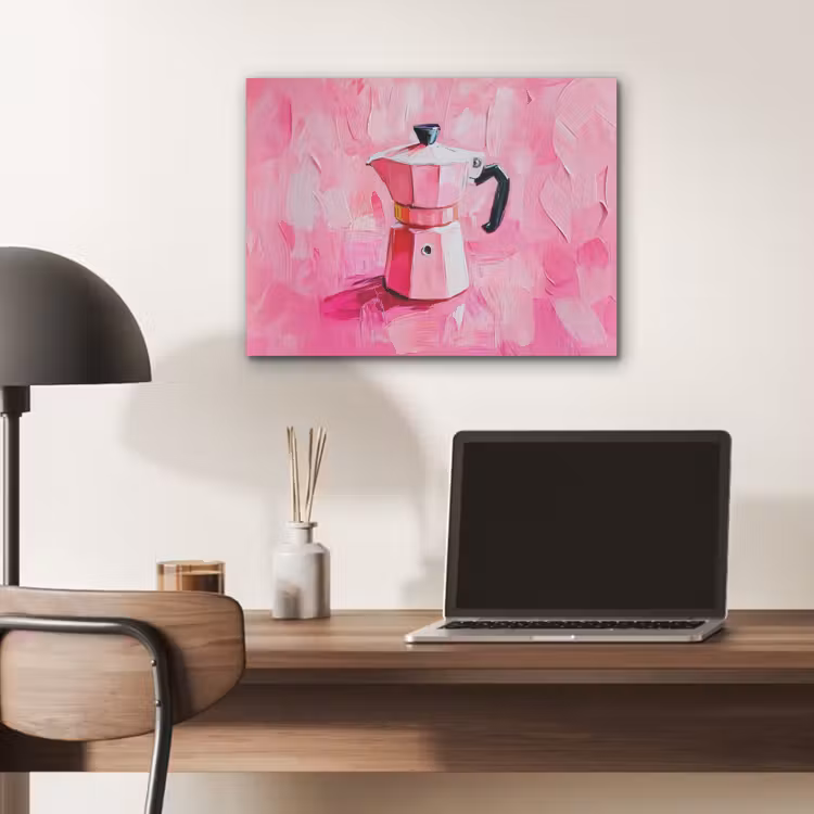 Roze - Verf - Coffee PET vilt klein -sfeer5