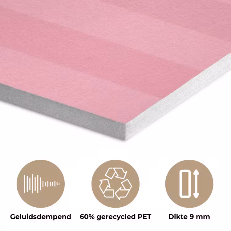 Roze - Gestreept - Belle PET vilt klein -closeup_NL