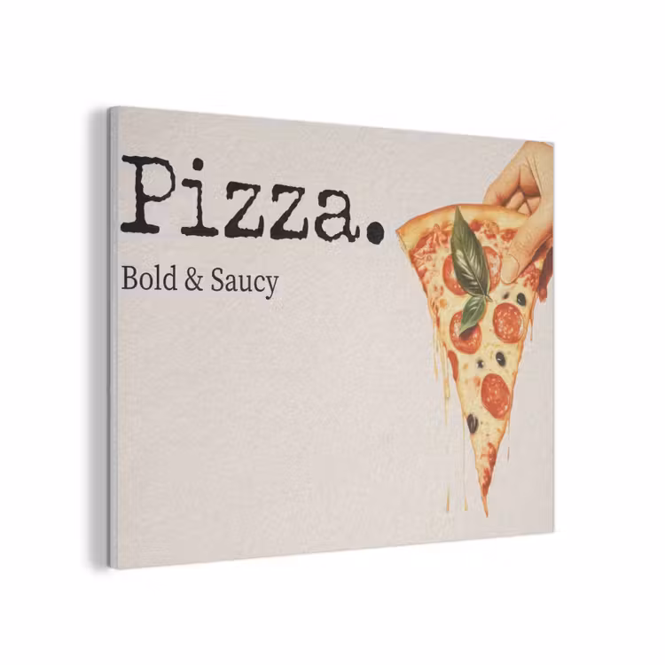 Pizza - Kaas - Pepperoni PET vilt klein -3d