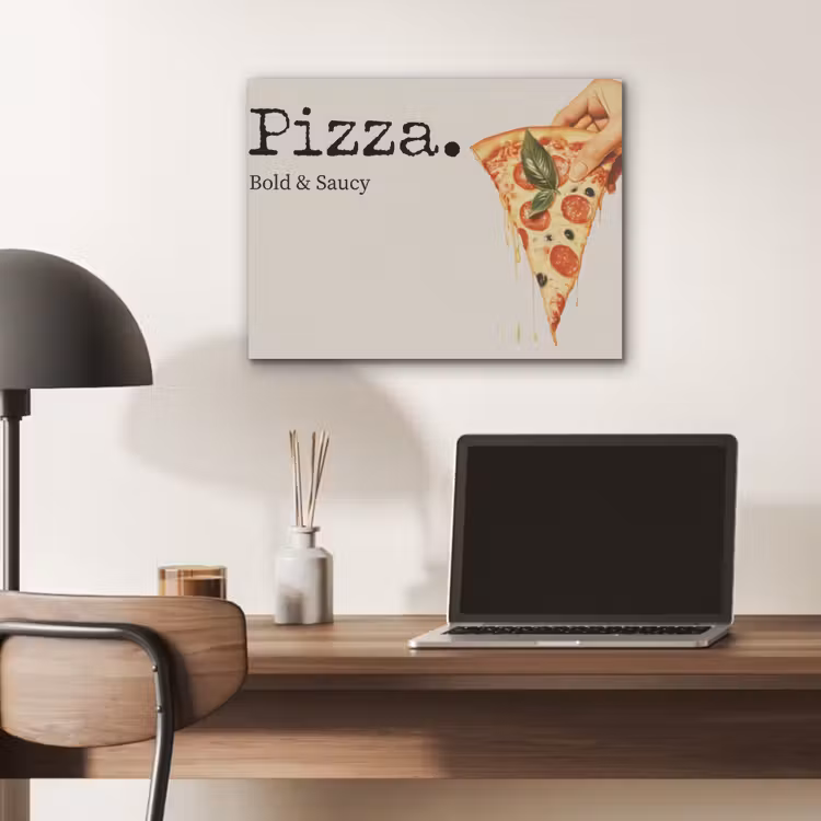 Pizza - Kaas - Pepperoni PET vilt klein -sfeer5
