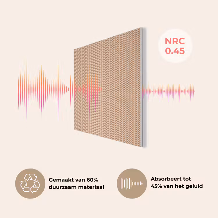 Plaid - Patroon - Bladvorm - Bruin PET vilt klein 837 -USP_NL