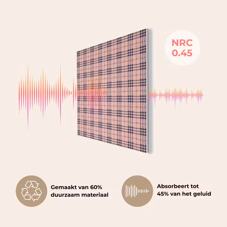 Plaid - Patroon - Schotse - Roze PET vilt klein 837 -USP_NL