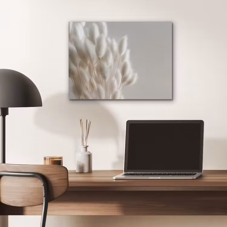 Pluimen - Beige - Minimalistisch PET vilt klein -sfeer5