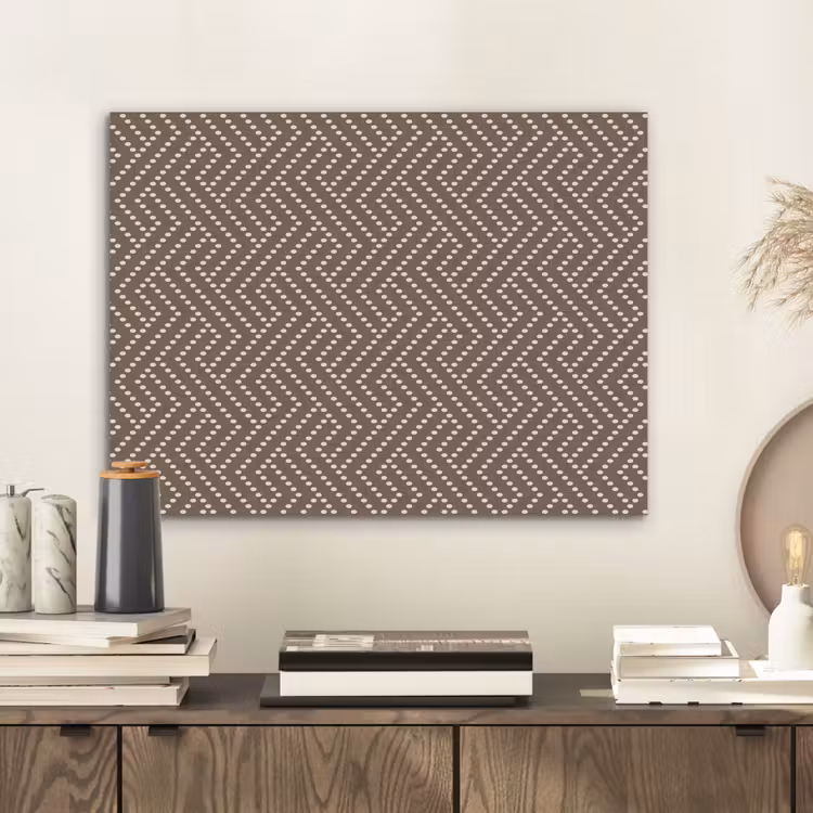 Stippen - Bruin - Beige - Patroon PET vilt klein 837 -sfeer1