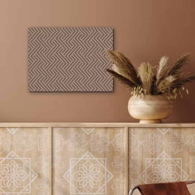 Stippen - Bruin - Beige - Patroon PET vilt klein 837 -sfeer4
