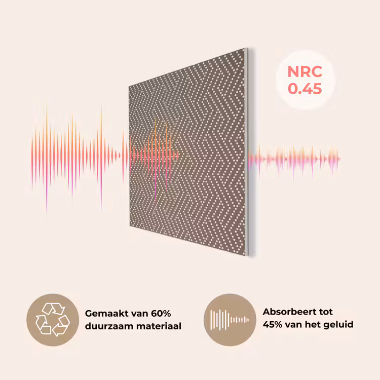 Stippen - Bruin - Beige - Patroon PET vilt klein 837 -USP_NL