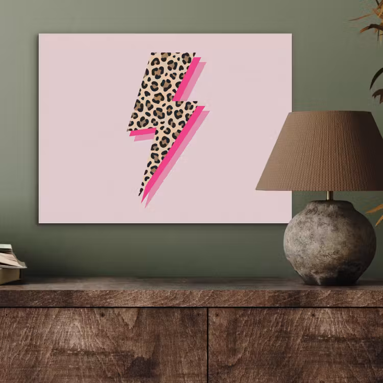 Stippen - Roze - Bliksem PET vilt klein -sfeer2