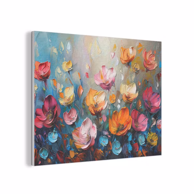 Klaprozen - Bloemen - Kunst - Botanisch PET vilt klein -3d