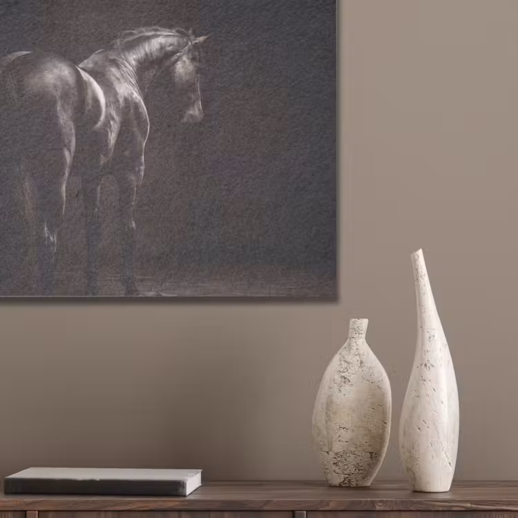 Krachtig - Paard - Donker PET vilt klein -sfeer6_closeup