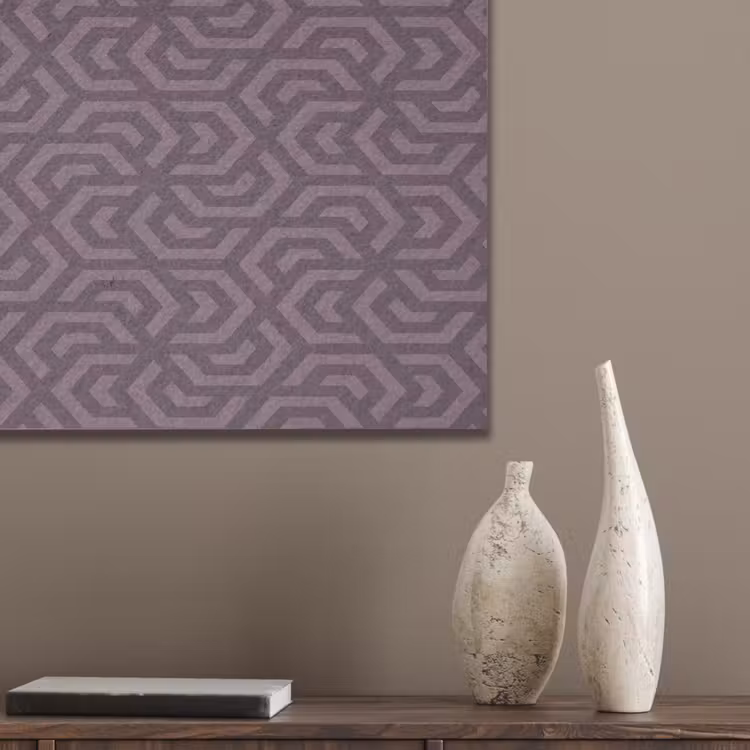 Paars - Geometrisch - Patroon - Donker PET vilt klein 837 -sfeer6_closeup
