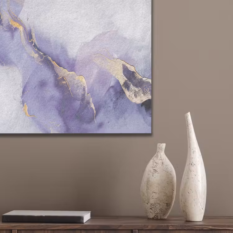 Paars - Modern - Marmer - Abstract PET vilt klein -sfeer6_closeup