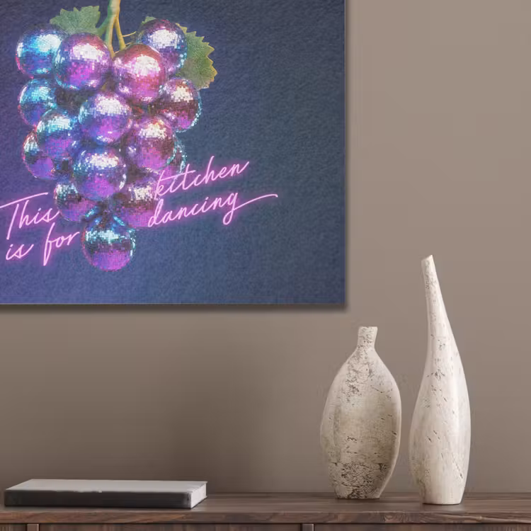Quote - Neon - Disco - Druiven PET vilt klein -sfeer6_closeup