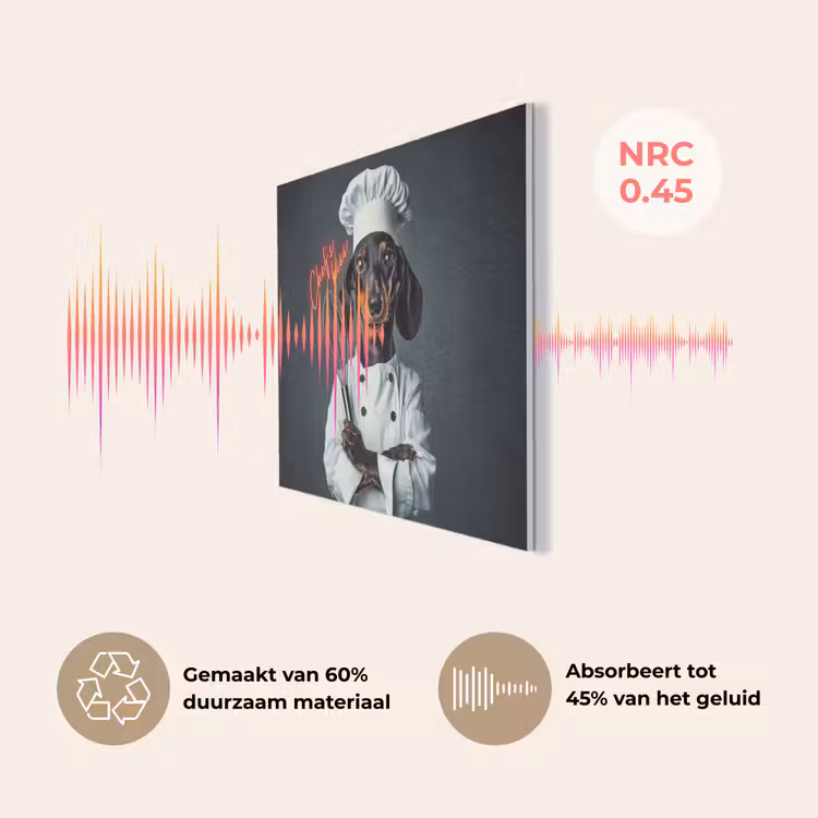 Quote - Neon - Hond - Kokskleding PET vilt klein -USP_NL