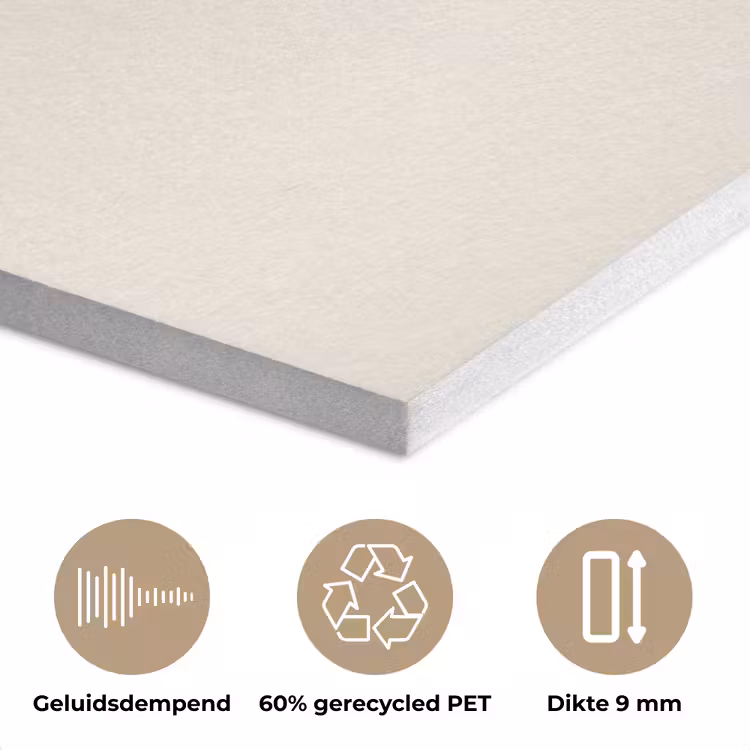 Quote - Winter - Kerst - Beige - Kerstbal PET vilt klein -closeup_NL
