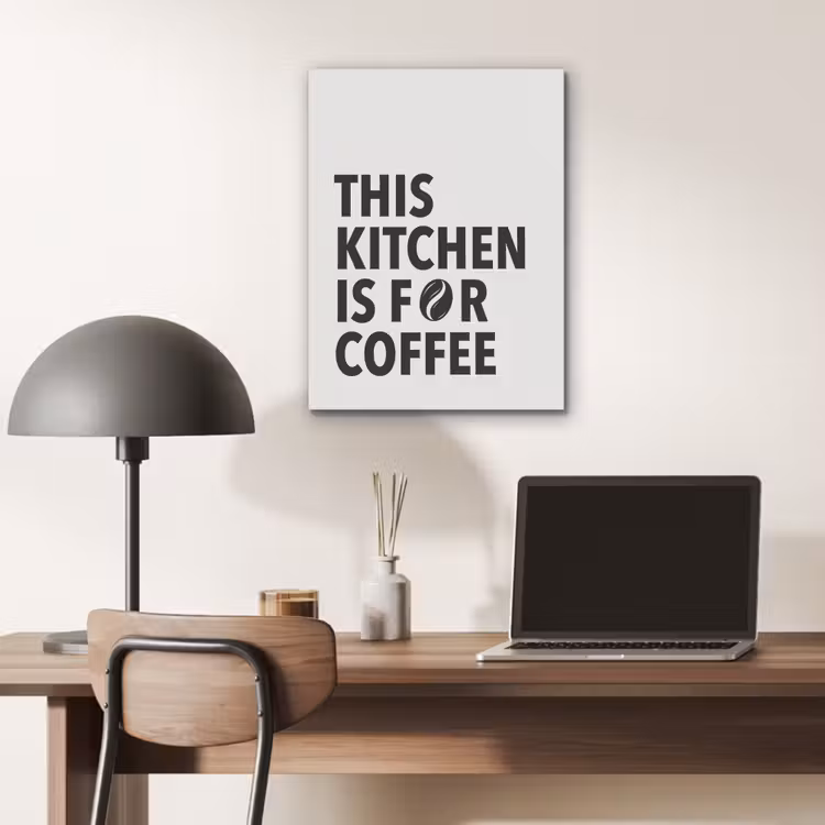 Quotes - Koffie - Bonen - Modern PET vilt klein -sfeer5