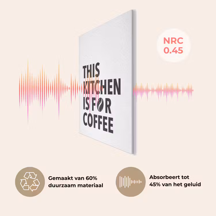 Quotes - Koffie - Bonen - Modern PET vilt klein -USP_NL