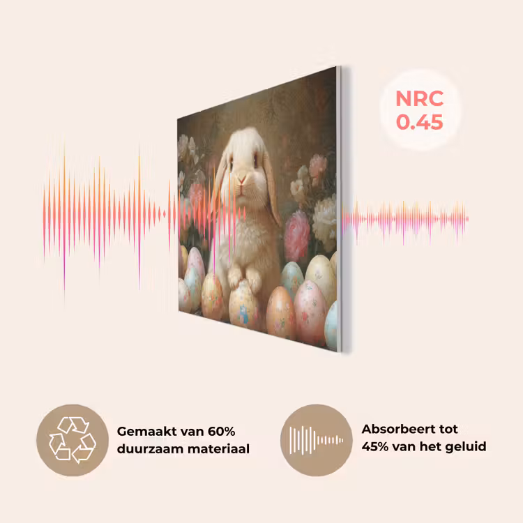 Konijn - Paaseieren - Stilleven PET vilt klein -USP_NL