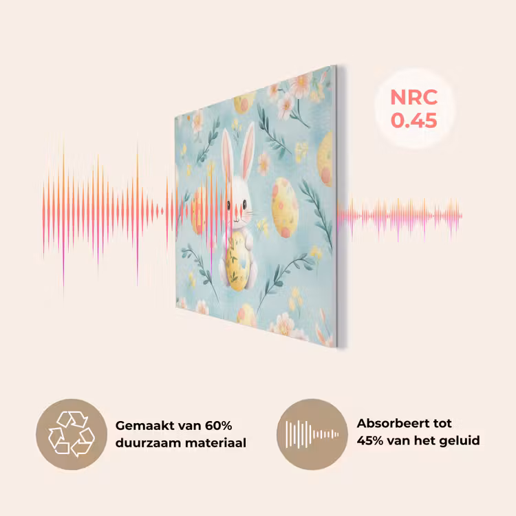 Konijn - Eieren - Takjes PET vilt klein -USP_NL