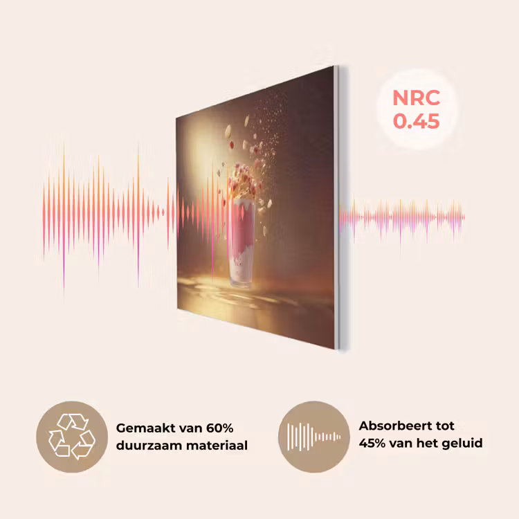 Framboos - Smoothie - Drinken - Roze PET vilt klein -USP_NL