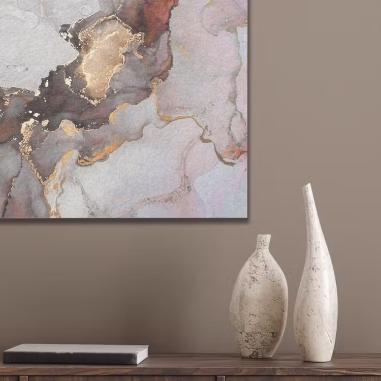 Rood - Marmer - Goud PET vilt klein -sfeer6_closeup