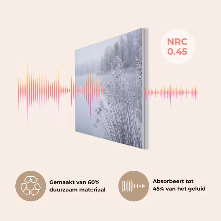 Riet - Bevroren - Winter - Natuur PET vilt klein -USP_NL