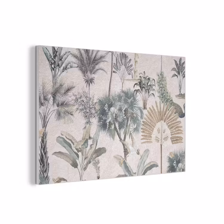 Retro - Jungle - Natuur - Dieren PET vilt middel -3d